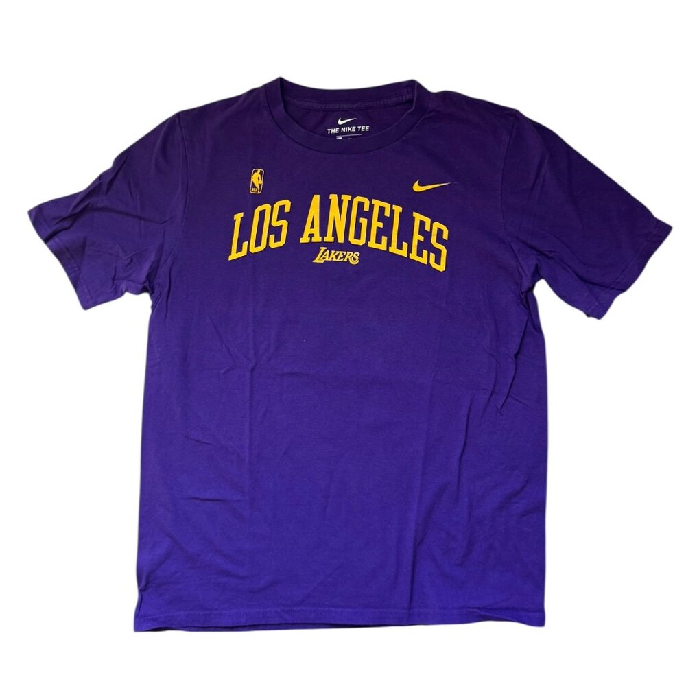 LA Lakers Nike Basketball NBA Purple Tshirt - YXL 18/20 - EUC